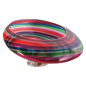 David Goldhagen 20C Studio Art Glass Centerpiece