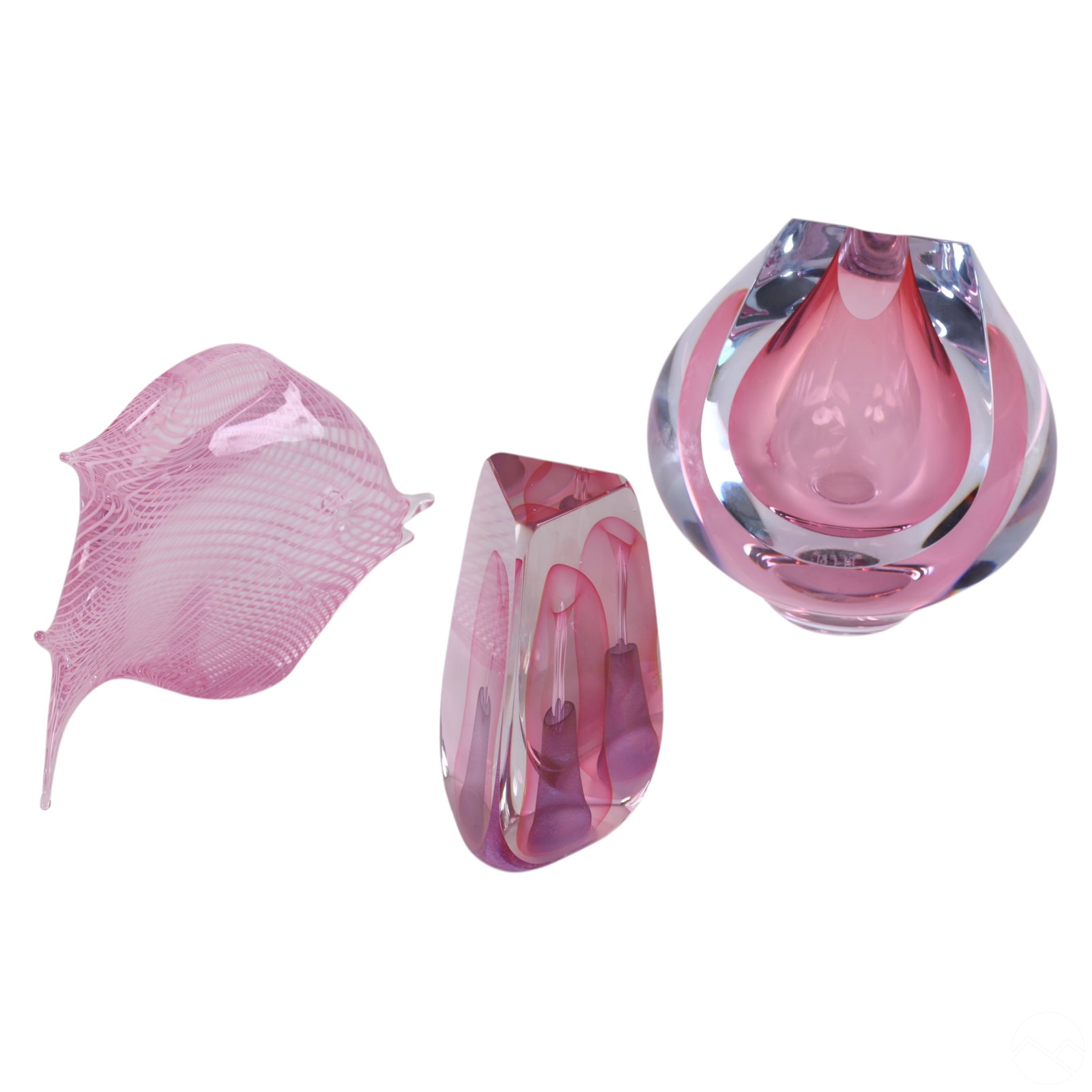 Studio Art Glass Vase Paperweight and Fish 3pc LOT (1 of 11)