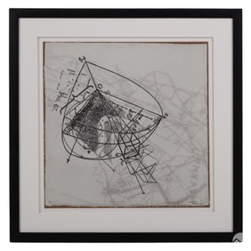 Contemporary Havana Map Printed Image Art SIGNED