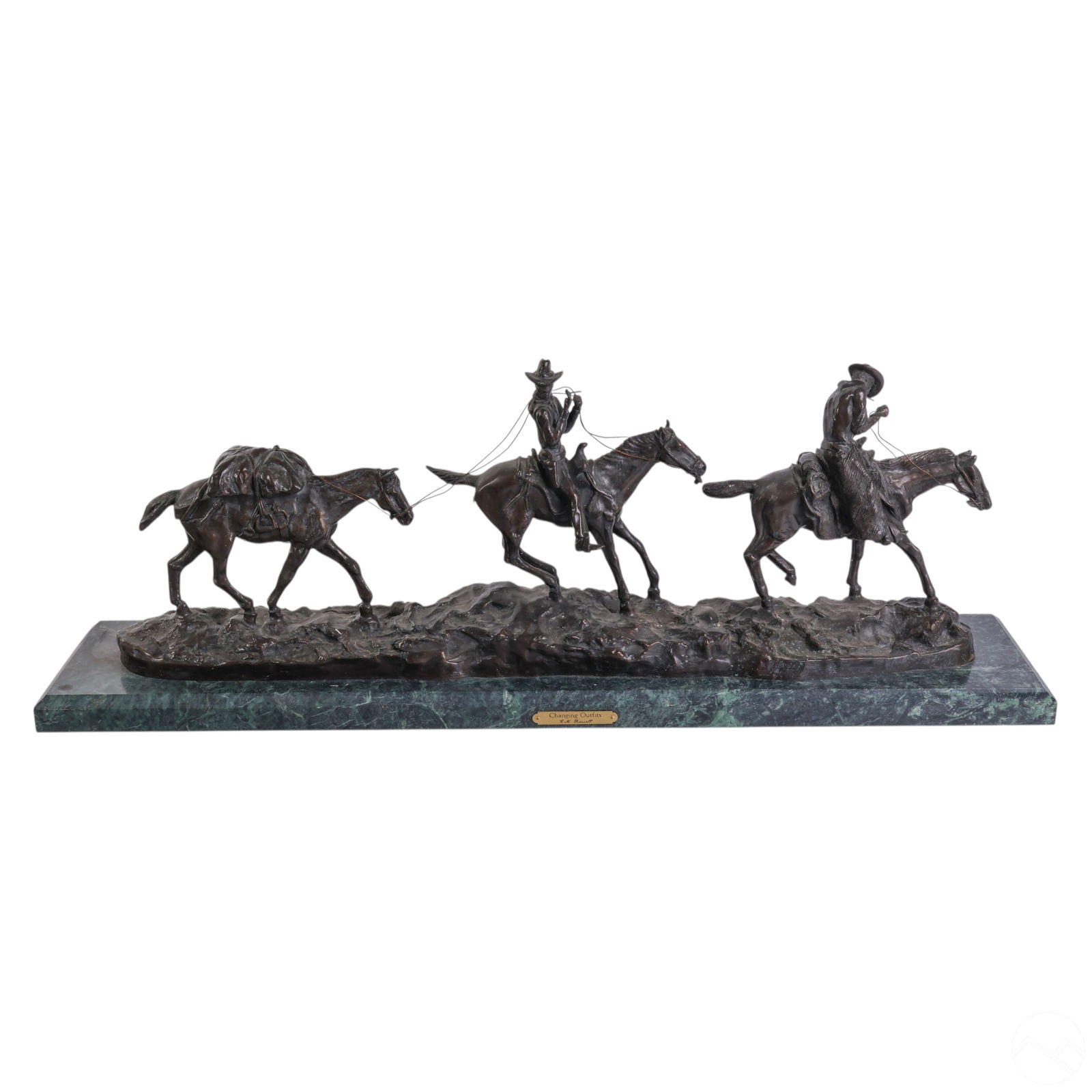 Western Bronze Scupture after CM Russell 1864-1926 (1 of 10)