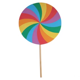 Stanford Slutsky B.1941 Large Lollipop 3D Painting