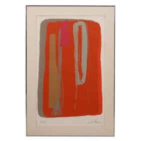 Larry Zox 1937-2006 Niagara Series LE Print SIGNED