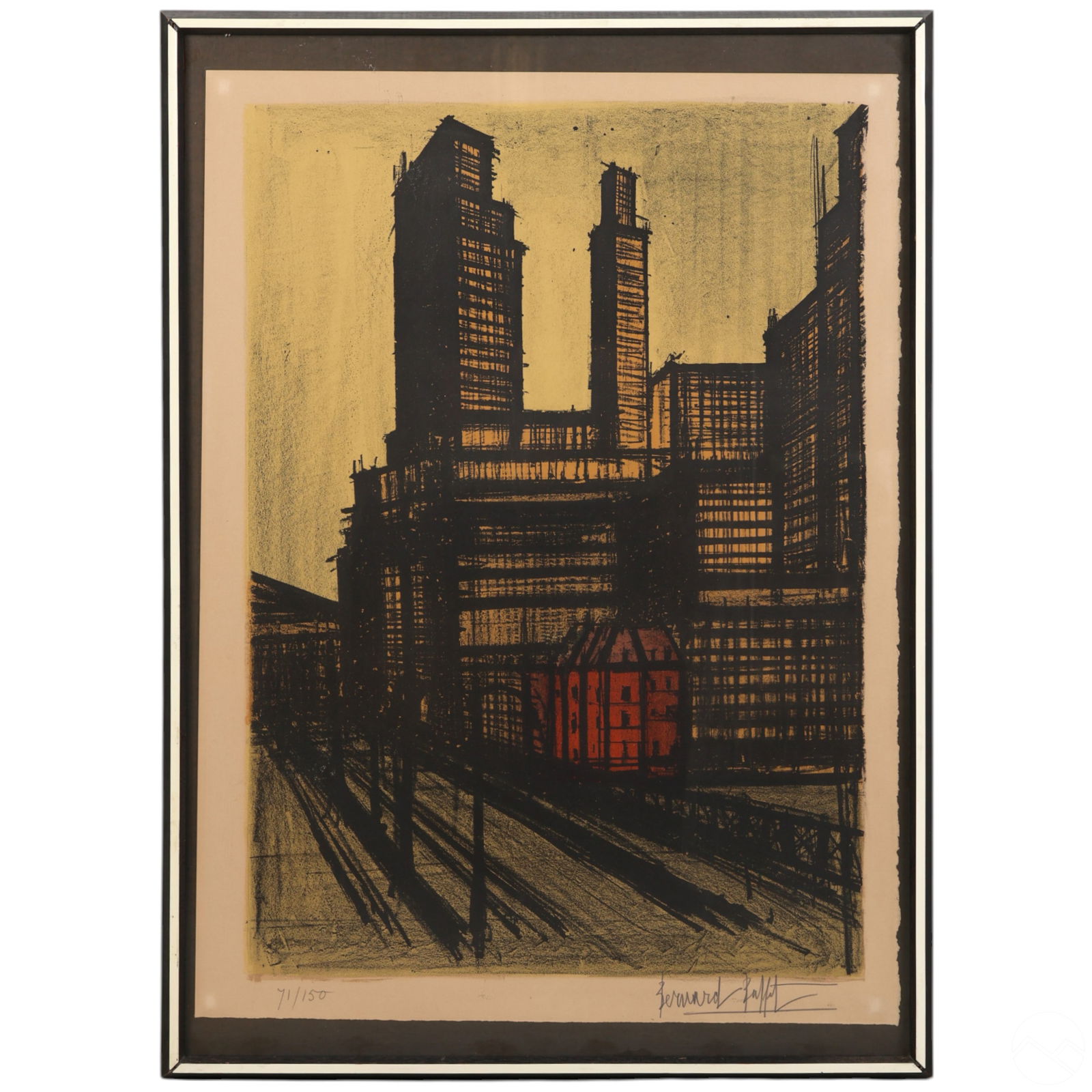 Bernard Buffet 1928-1999 New York LE Litho SIGNED (1 of 7)