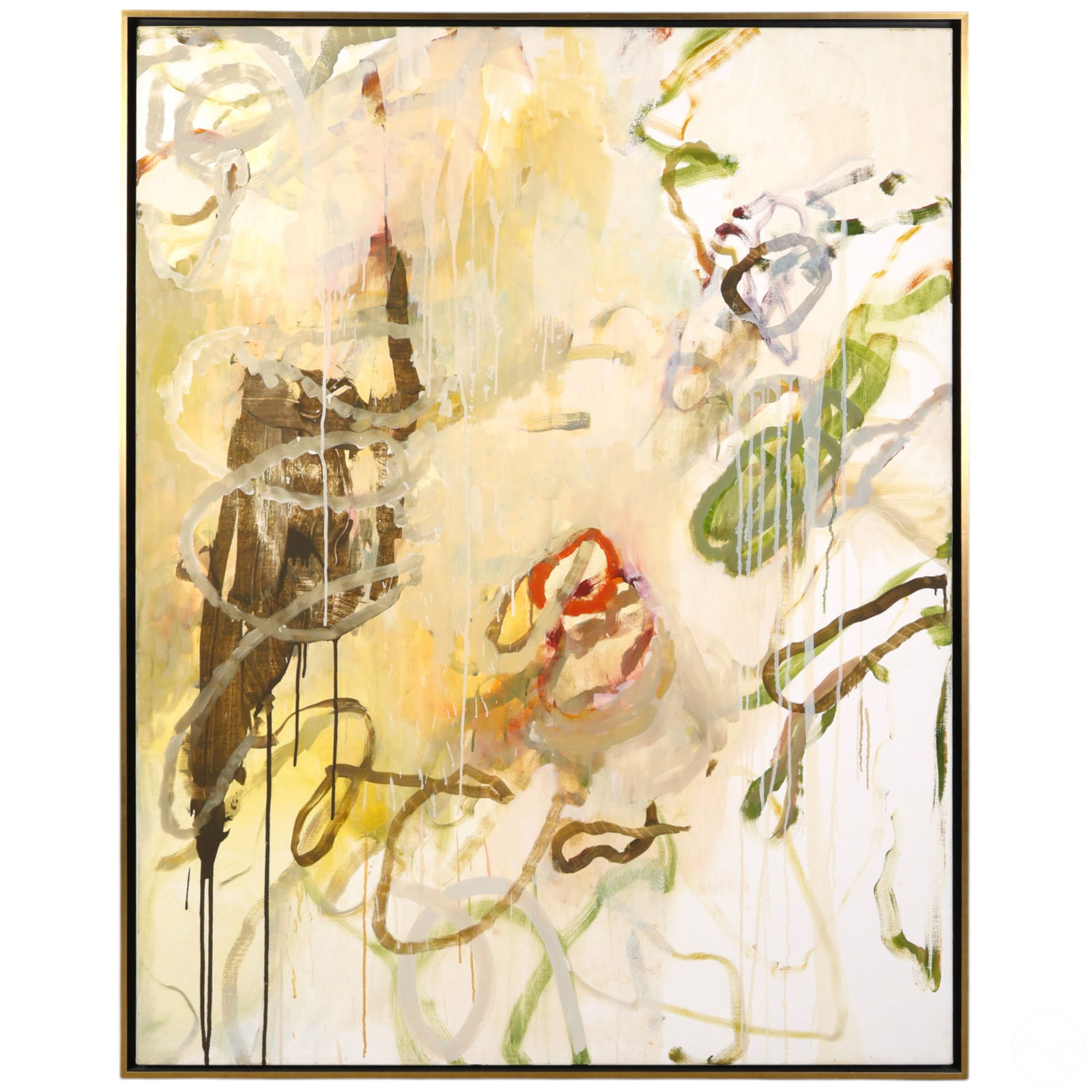 Natasha Kramskaya b.1980 Lyrical Abstract Painting (1 of 7)