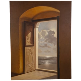 Ricardo Cordova b.1961 Serie Interiors Painting