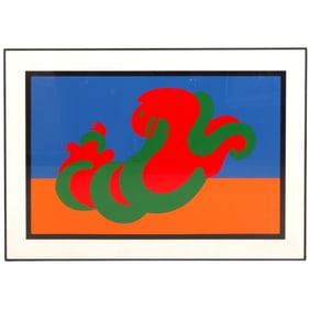 Victor Vasarely 1906-1997 Dragon L/E Print SIGNED