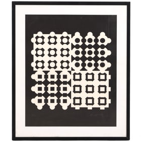 Victor Vasarely 1906-1997 Screenprint L/E SIGNED