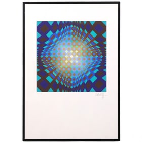 Victor Vasarely 1906-1997 Vega Csillagkepek SIGNED