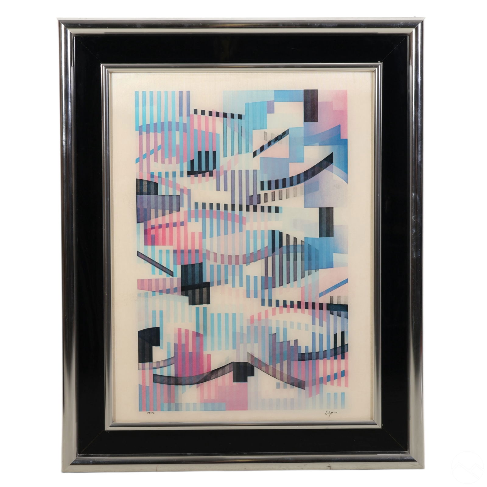 Yaacov Agam b.1928 Geometric Linear LE Agamogram (1 of 9)