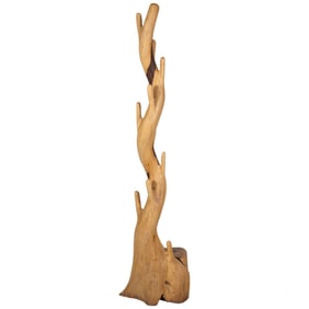 Modernist Rosewood Organic Sculptural Hall Tree
