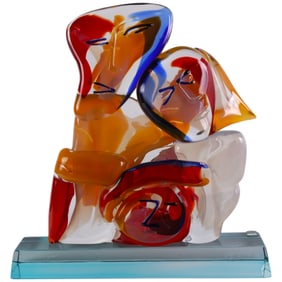 Walter Furlan (b.1931) Studio Art Glass Sculpture