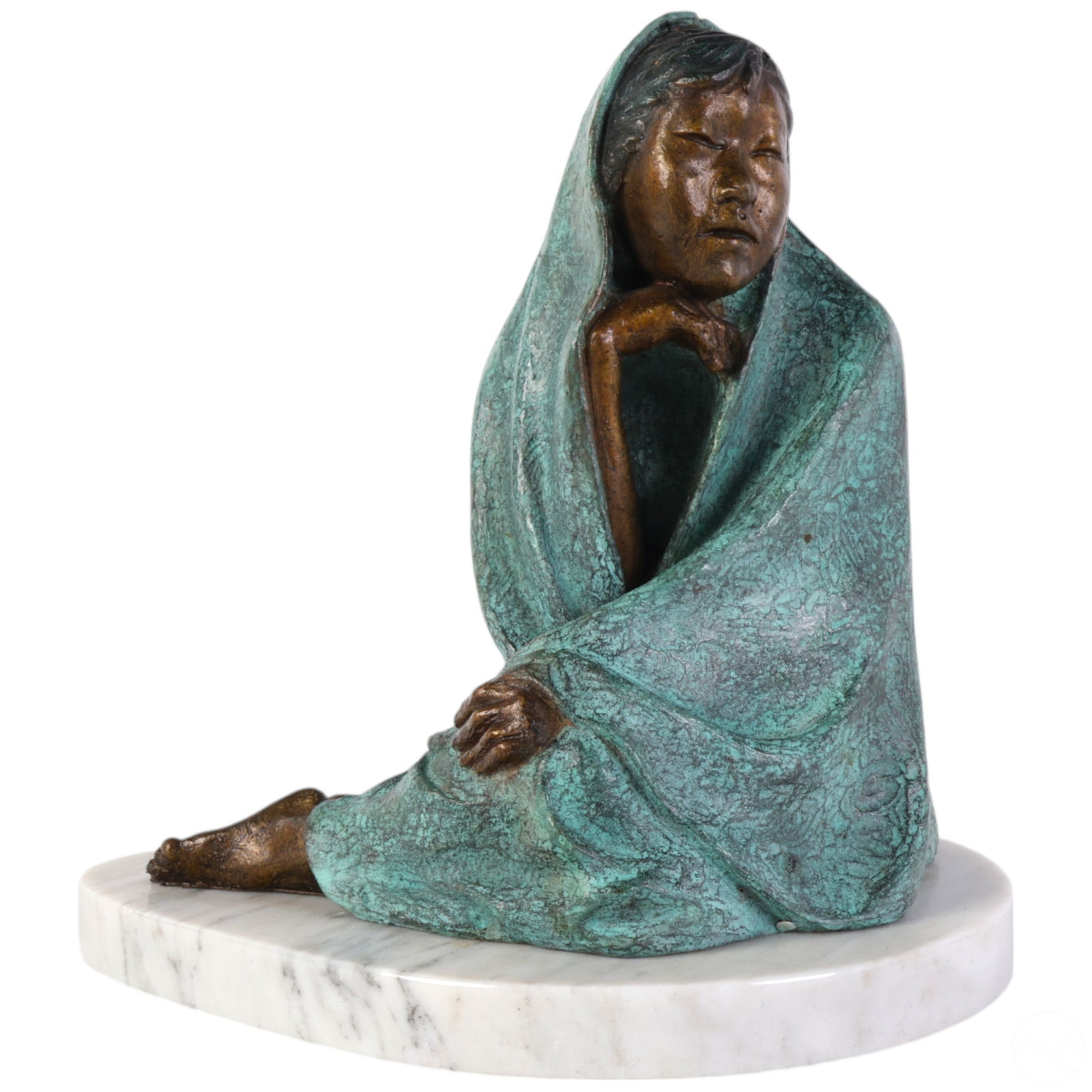 Salvador Jaramillo B.1964 Bronze Woman Sculpture (1 of 7)