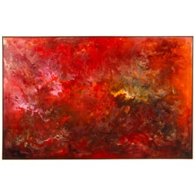 Ruggero Vanni b.1958 Aurora II Abstract Painting