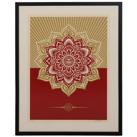 Shepard Fairey (b.1970) Mandala Holiday L/E 2013