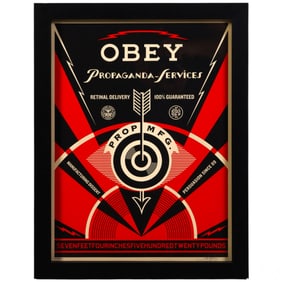 Shepard Fairey b.1970 Propaganda Services SIGNED