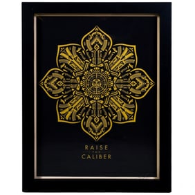 Shepard Fairey b1970 Raise the Caliper 2015 SIGNED