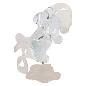 Micheal Bene 20C Modern Abstract Lucite Sculpture