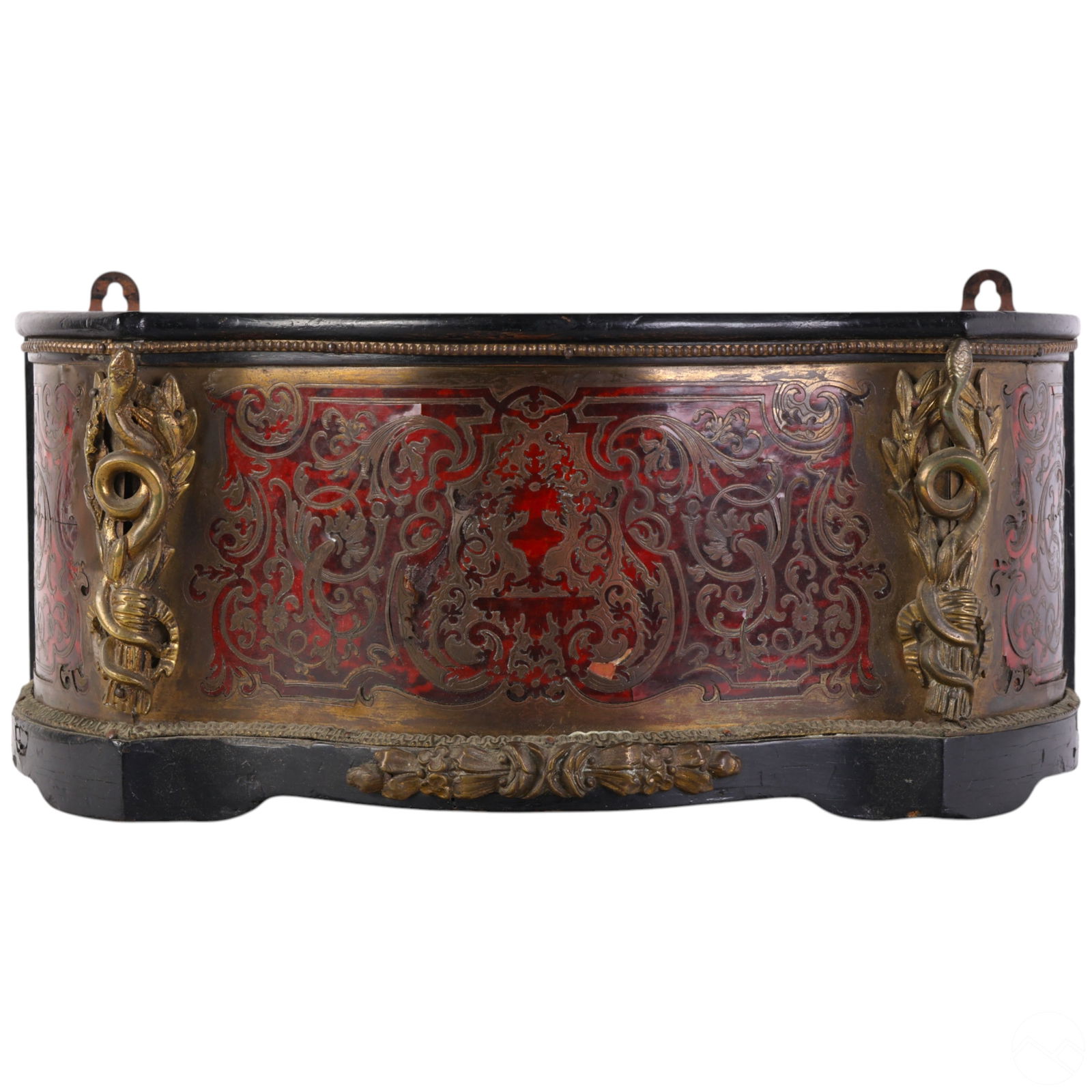 Antique French Bronze Boulle Inlaid Bracket Shelf (1 of 8)