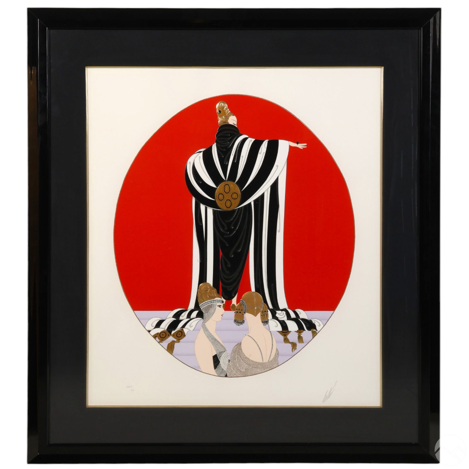 Erte 1892-1990 Monaco Gold Serigraph Print SIGNED (1 of 7)