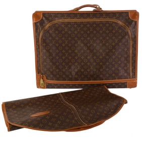 Louis Vuitton Hard Case Luggage & Garment Bag LOT