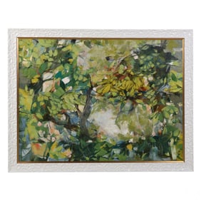 Zarina Biganti b.1971 Abstract Landscape Painting