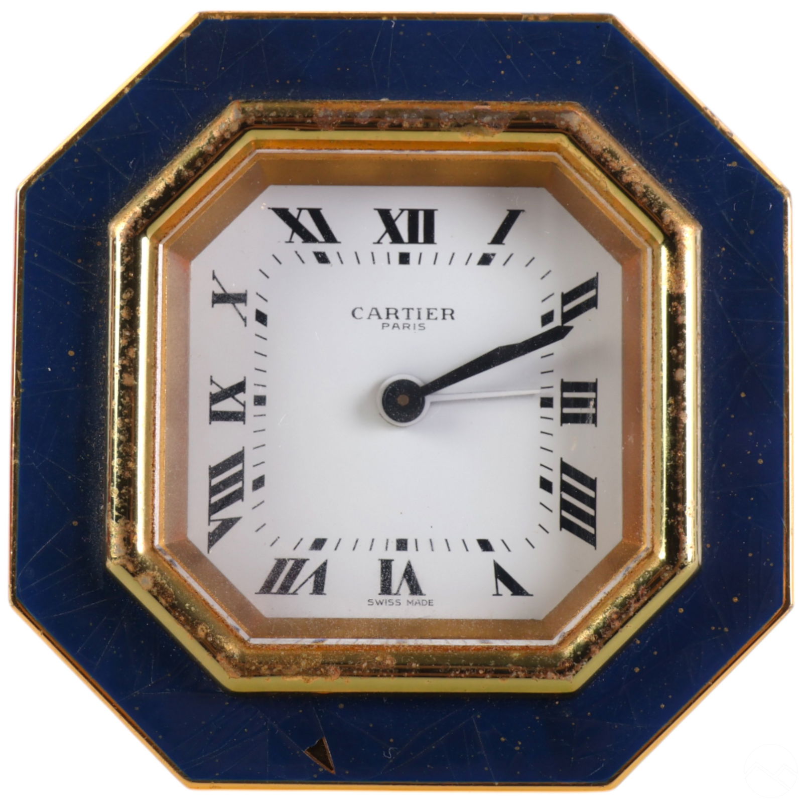 Cartier Vintage Enamel Desk Clock w/ Box & Papers (1 of 8)