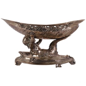 German .800 Silver Compote Tazza Centerpiece 1610g