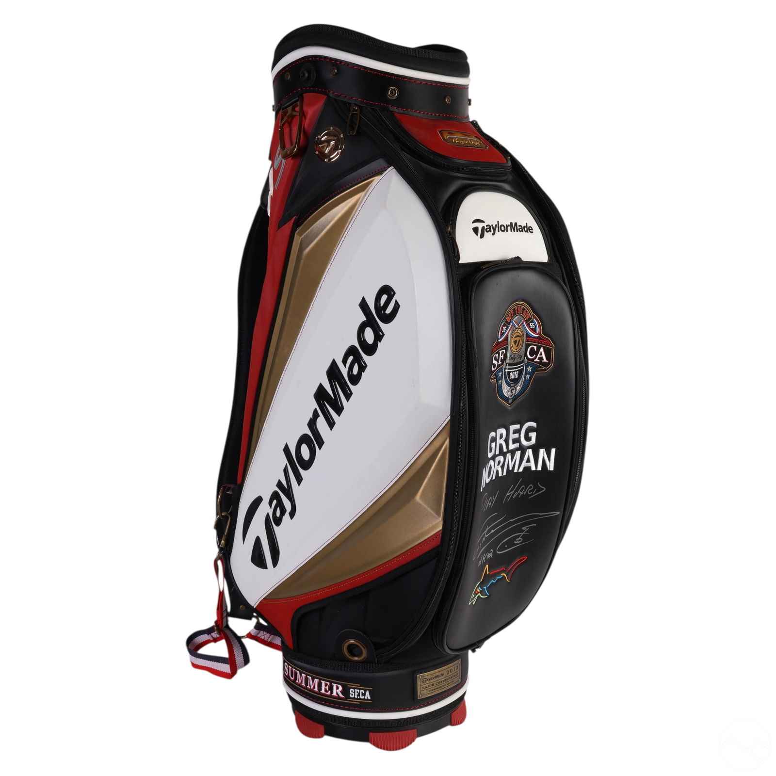 Greg Norman TaylorMade 2012 Autographed Golf Bag (1 of 8)