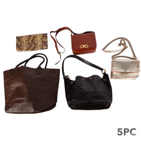 Prada Ferragamo Fendi Suarez Designer Purse LOT