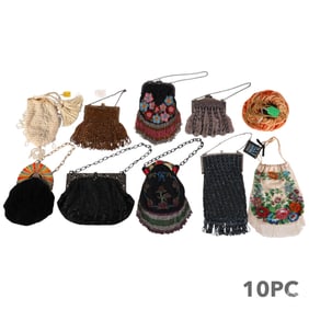 Art Deco Beaded and Embroidered Handbag ESTATE LOT