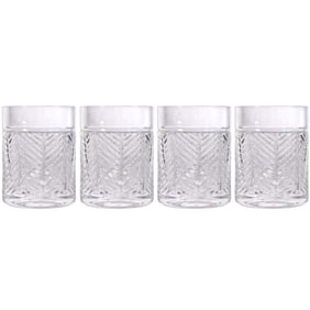 Ralph Lauren Herringbone Crystal Old Fashion SET
