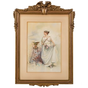 Walter Granville Smith 1870-1938 Portrait Painting
