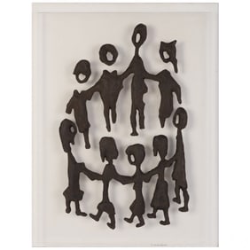 Sadie Rosenblum (1899-1987) Modern Wall Sculpture