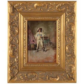 Ernest Meissonier 1815-1891 Cavalier Oil Painting