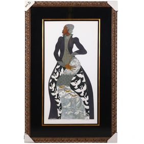 Charles Bibbs b.1948 Winter LE Color Litho SIGNED