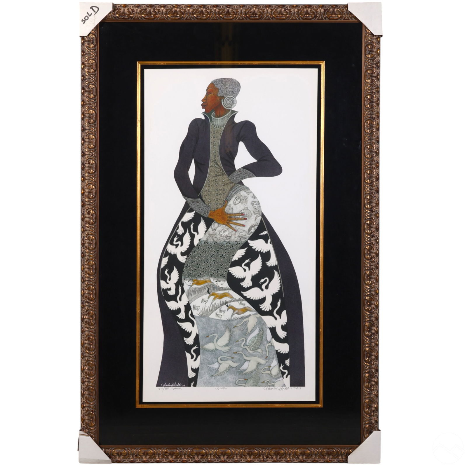 Charles Bibbs b.1948 Winter LE Color Litho SIGNED (1 of 9)