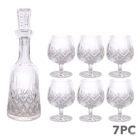 Waterford Crystal Lismore Snifters & Decanter SET