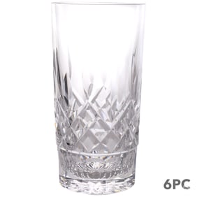 Waterford Crystal Lismore Highball Glasses 6pc SET