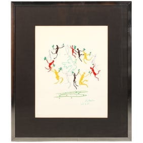 Dance of Youth Lithograph After Picasso 1881-1973