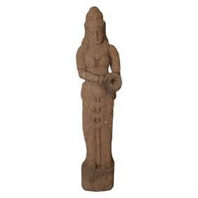 Monumental Balinese Thai Goddess Garden Statue 79"