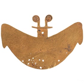 62% Gold Pre-Columbian Style Bat Pendant 31.3 gr.