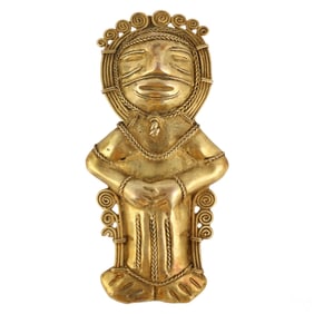 36% Gold Pre-Columbian Style Tumbaga Figure 39gr.