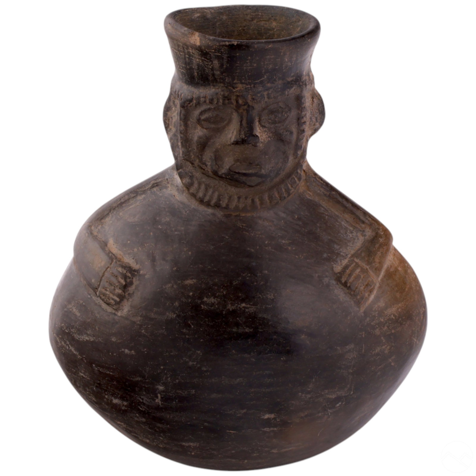 Anthropomorphic Face Pre-Columbian Style Vessel (1 of 7)