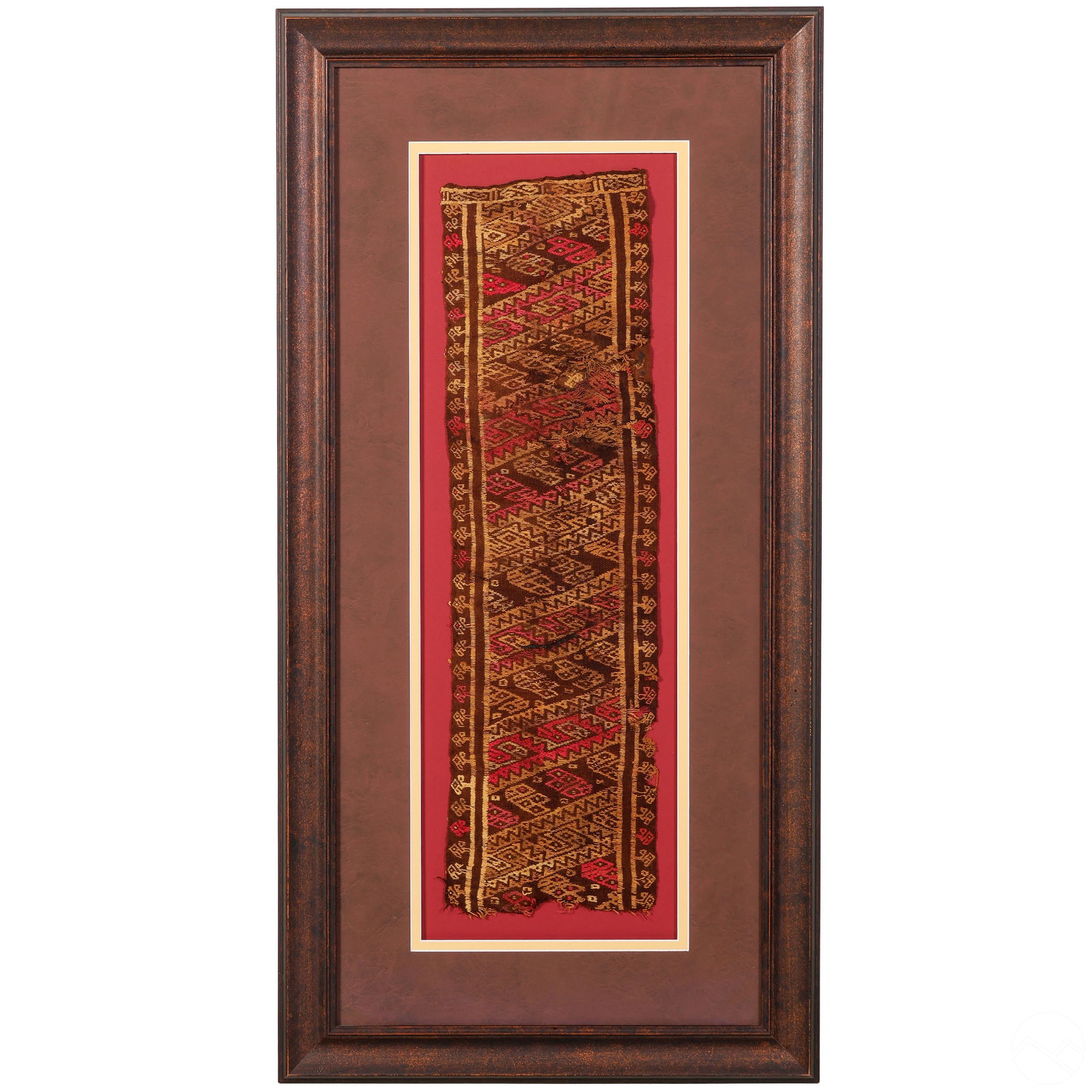 Pre-Columbian Style Geometric Textile Fragment (1 of 6)