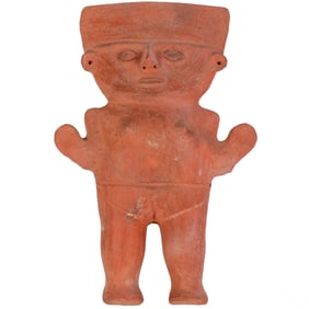 Anthropomorphic Clay Pre-Columbian Style Figure