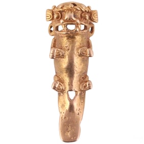 76% Gold Pre-Columbian Style Creature 10.7 grams
