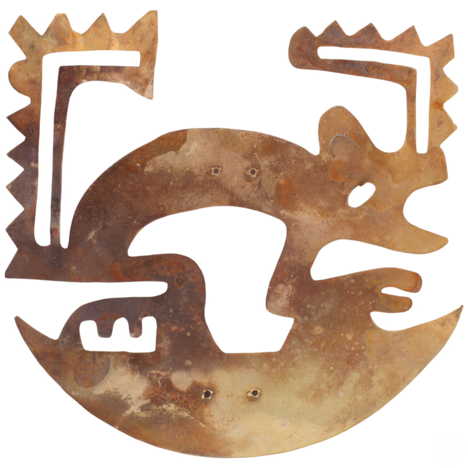 26% Gold Pre-Columbian Style Tumbaga Pendant 5.6g (1 of 4)