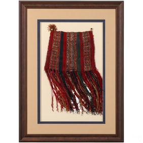 Andean Highland Style Ceremonial Textile w/ Fringe
