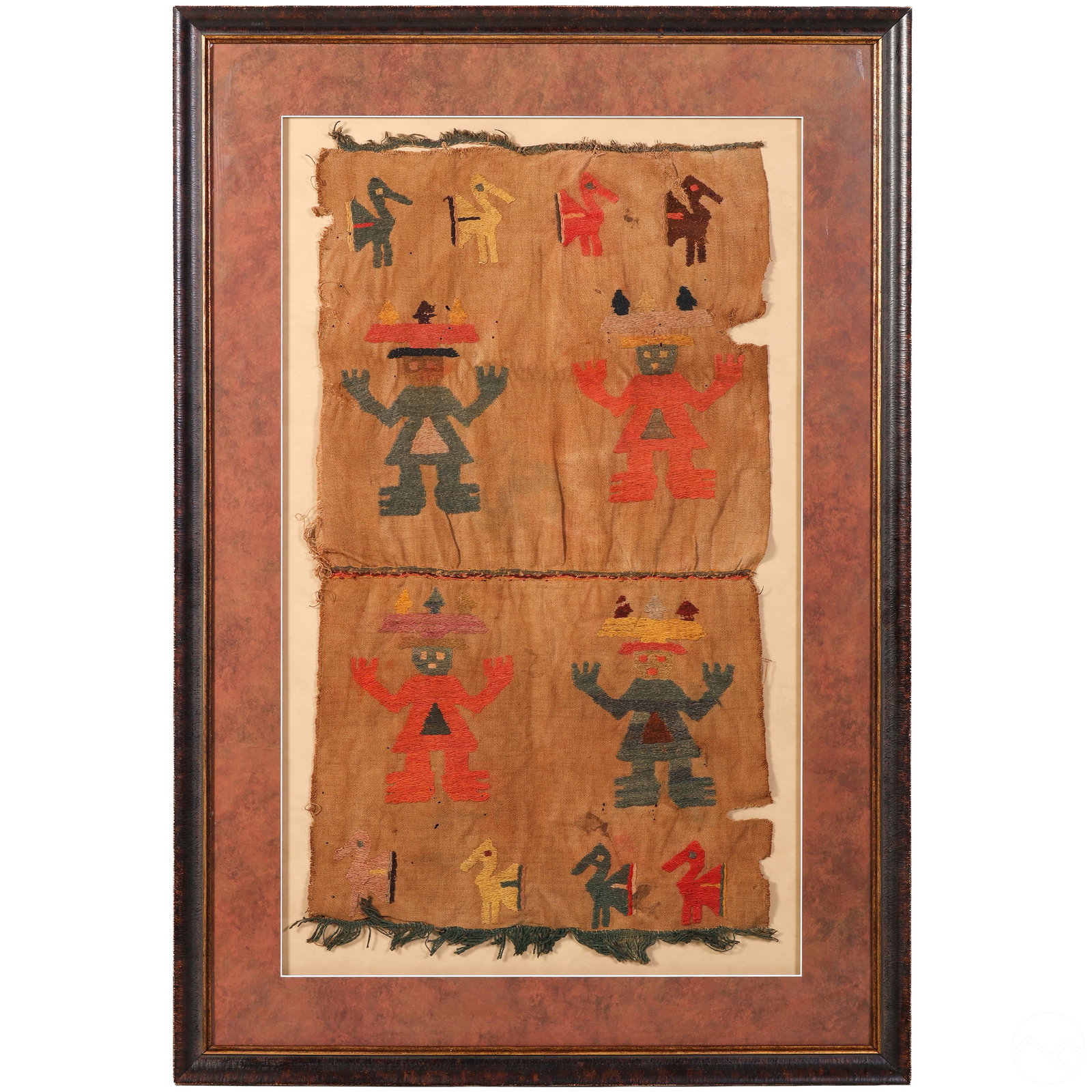 Anthropomorphic and Zoomorphic Textile Fragment (1 of 6)