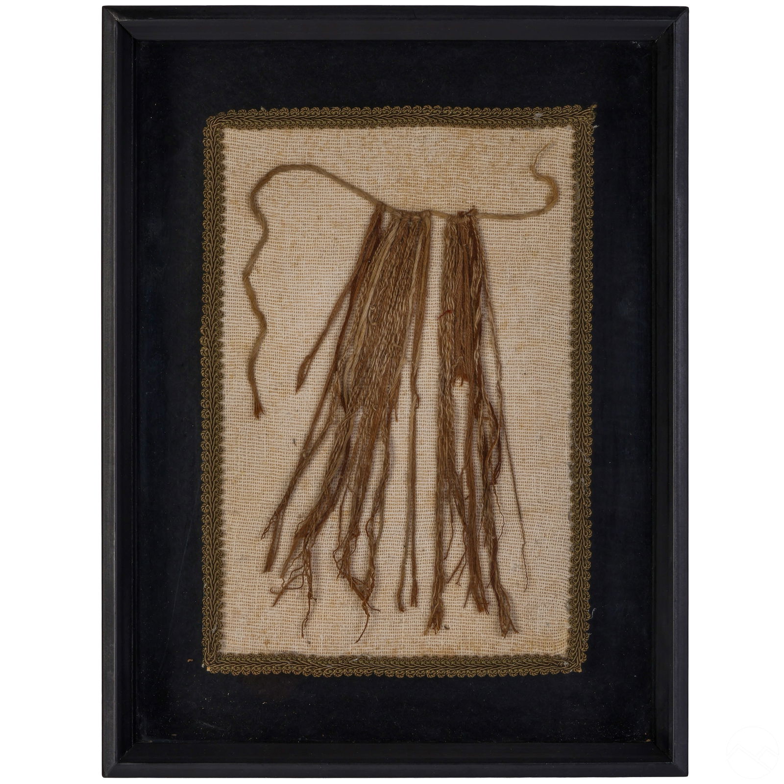 Andean Style Camelid Fiber Tassel Ornament FRAMED (1 of 6)